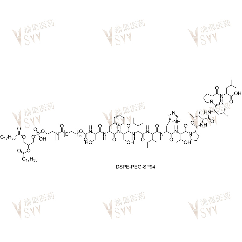 DSPE-PEG-SP94(SFSHHTPILPLC)  SP94-PEG-DSPE