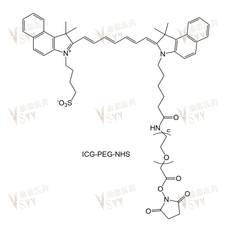 ICG-PEG-NHS  NHS-PEG-ICG