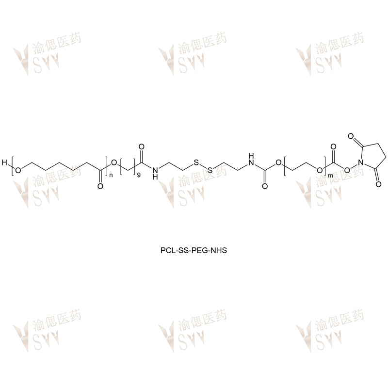 PCL-SS-PEG-NHS  NHS-PEG-SS-PCL